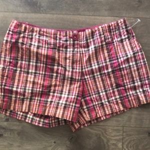 Pink and Brown Hip Shorts